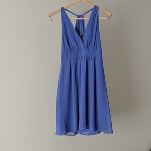 Express blue short dress